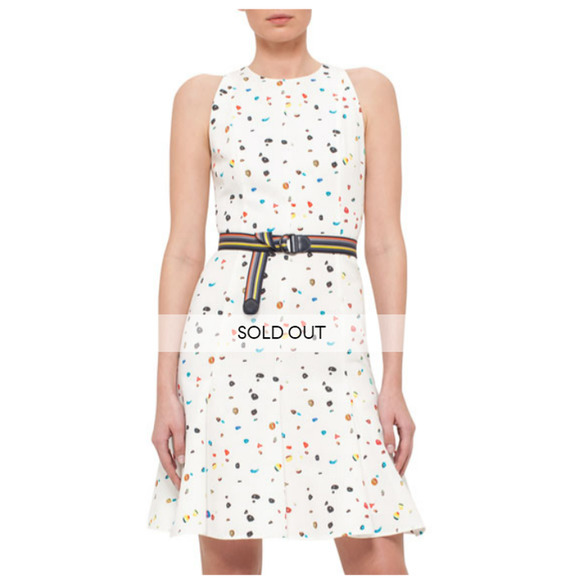 Akris Punto Dresses & Skirts - Akris Punto Boulder Print Flounce Hem Dress Cotton Size 6 Retail $1,190